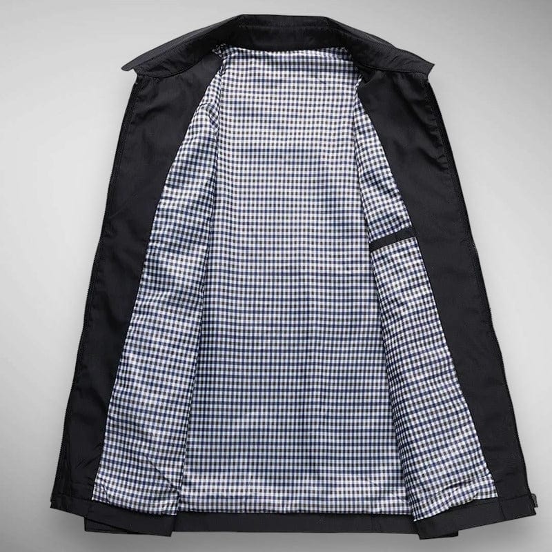 Atmungsaktive Herren Windjacke in Regular Fit, perfekt für Freizeit & Büro. Leichte Übergangsjacke für Herren.