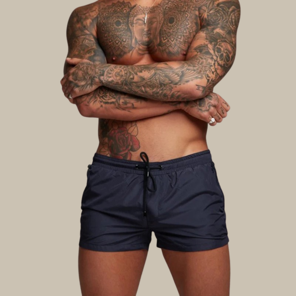 Bequeme Herren Shorts, schnelltrocknend und dehnbar, perfekt als Sommerhose oder Strandshorts.