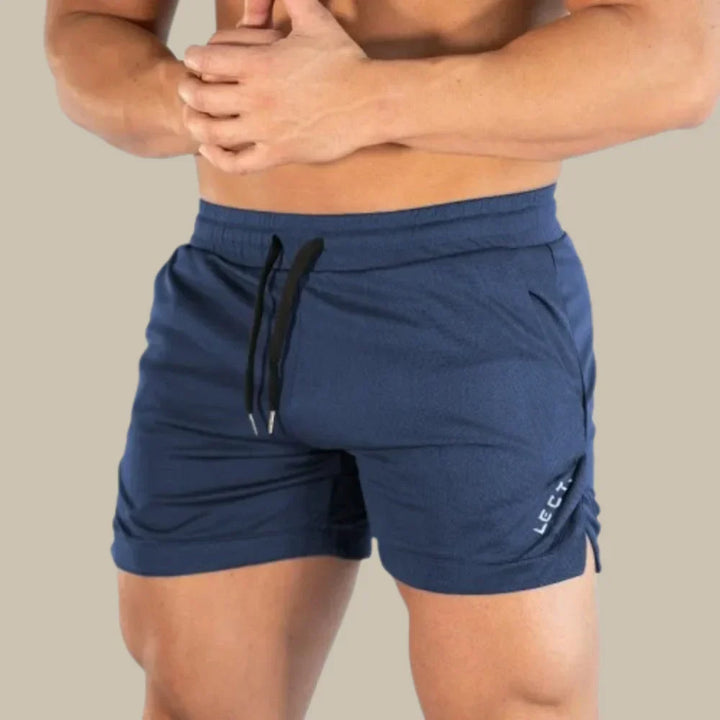 Herren Sportliche Badehose in Blau, ideal für Schwimmen & Freizeit. Kurze, schnelltrocknende Schwimmhose für den Sommer.