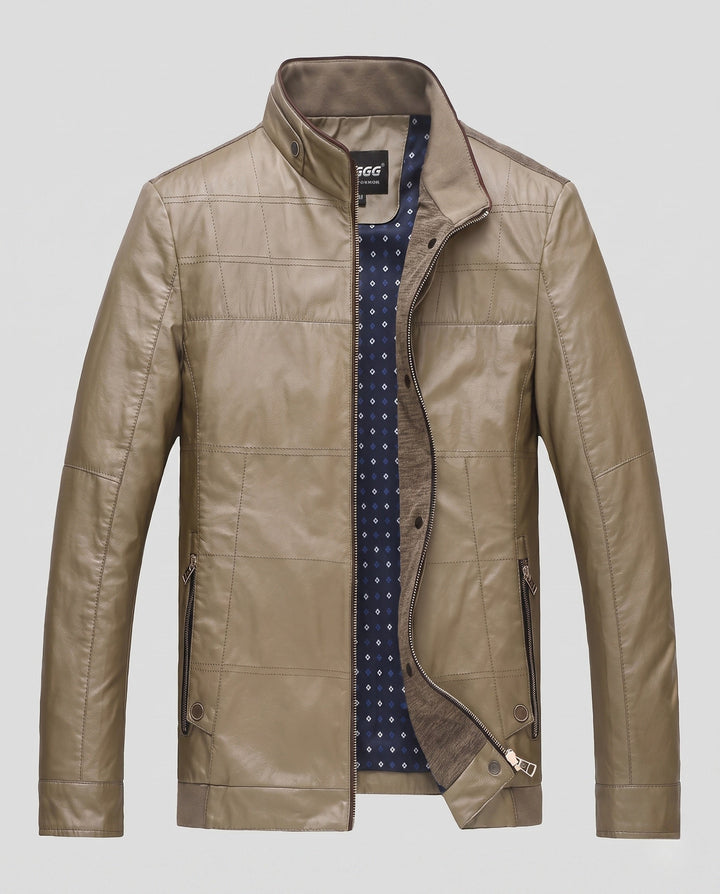 Hochwertiger Stoff und funktionale Taschen der Herren Blousonjacke, perfekt für den urbanen Utility-Stil.