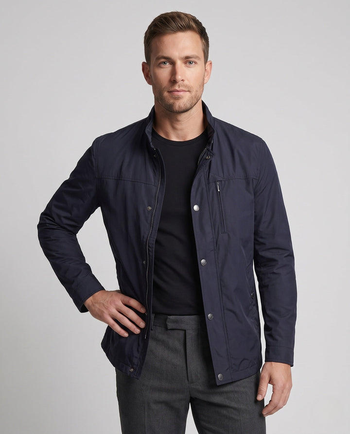 Wasserabweisende, winddichte Herren Übergangsjacke, leicht und atmungsaktiv, ideal für Outdoor und Reise.