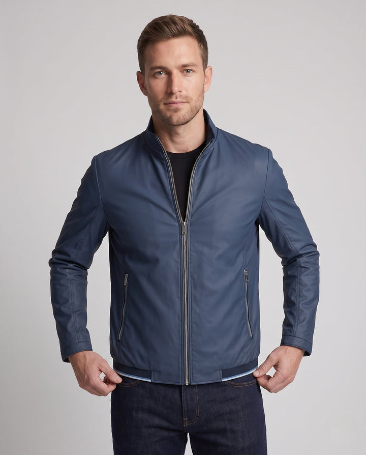 Stilvolle Herren Bomberjacke, modern & leicht, ideal als Freizeitjacke mit Reißverschluss für urbane Looks.