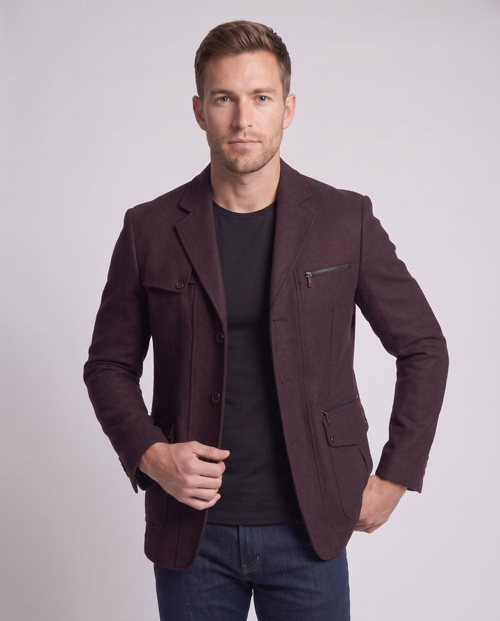 Moderner Herrenblazer, ideal für einen professionellen Businesslook und smarte Büro-Outfits.