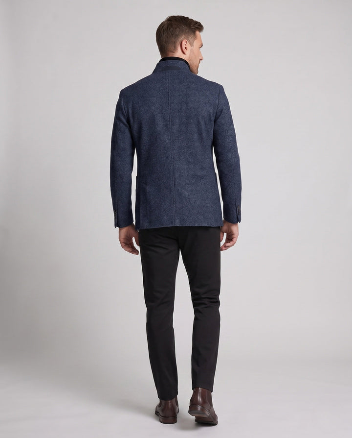 Warme & komfortable Herren Stehkragenjacke. Stilvolle Herbst- und Frühlingsjacke für Männer.