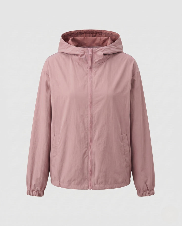 Damen Herbstjacke: Bequemer Hoodie mit Reißverschluss und Kapuze. Perfektes Damenoberteil für jede Freizeitaktivität.