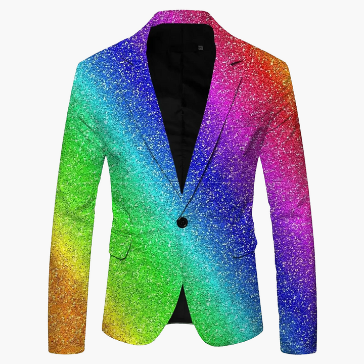 Stylisches Herren Slim Fit Sakko, ideal für Abendevents und Partys.