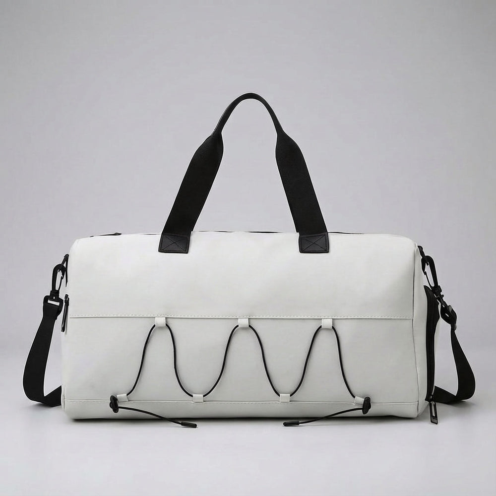 Geräumige Reisetasche im Duffel-Stil mit integriertem Schuhfach für einfache Reiseorganisation und Handgepäck.
