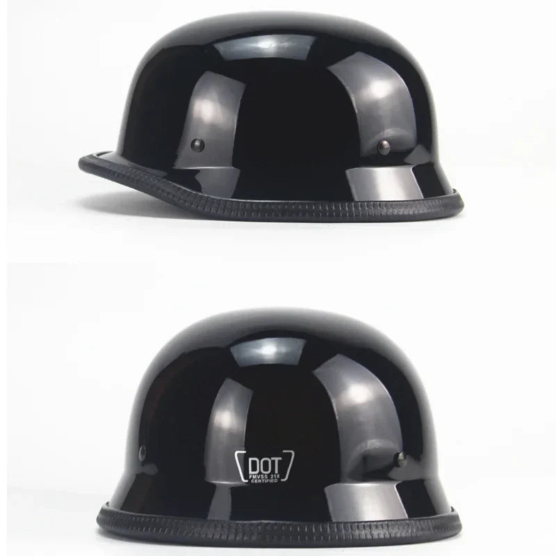 Robuster ABS Retro Motorradhelm für Unisex-Fahrer, bietet maximale Motorradsicherheit und ist leicht. Hoher Fahrkomfort.