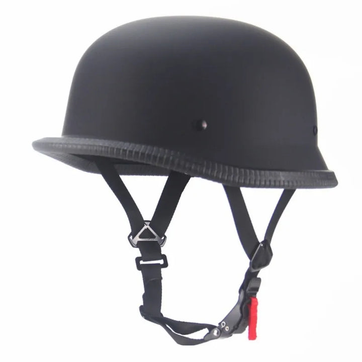 Stilvoller Retro Halbschalenhelm in klassischem Design, Unisex Motorradhelm aus leichtem ABS für hohen Fahrkomfort.