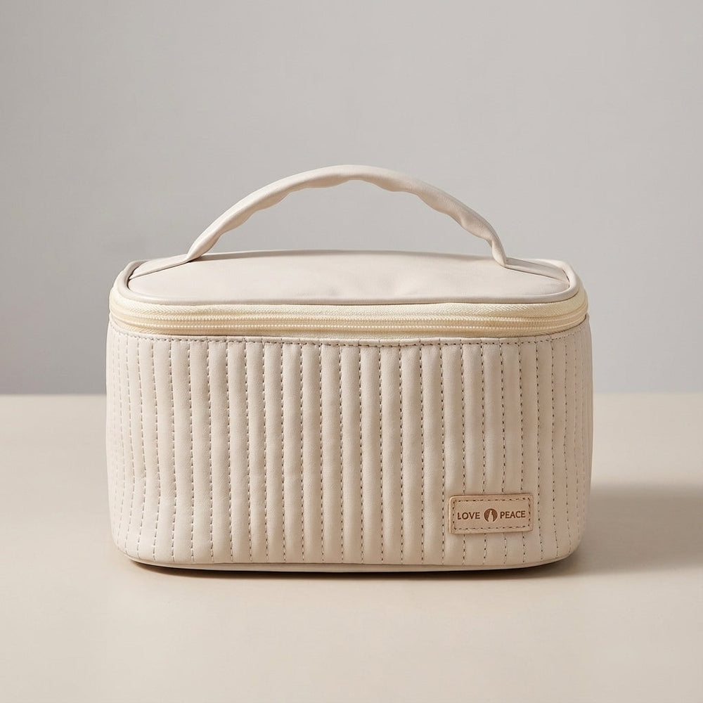 Blaue, gepolsterte Kosmetiktasche „NeatCase“ für Reisen und die Organisation von Reiseutensilien.