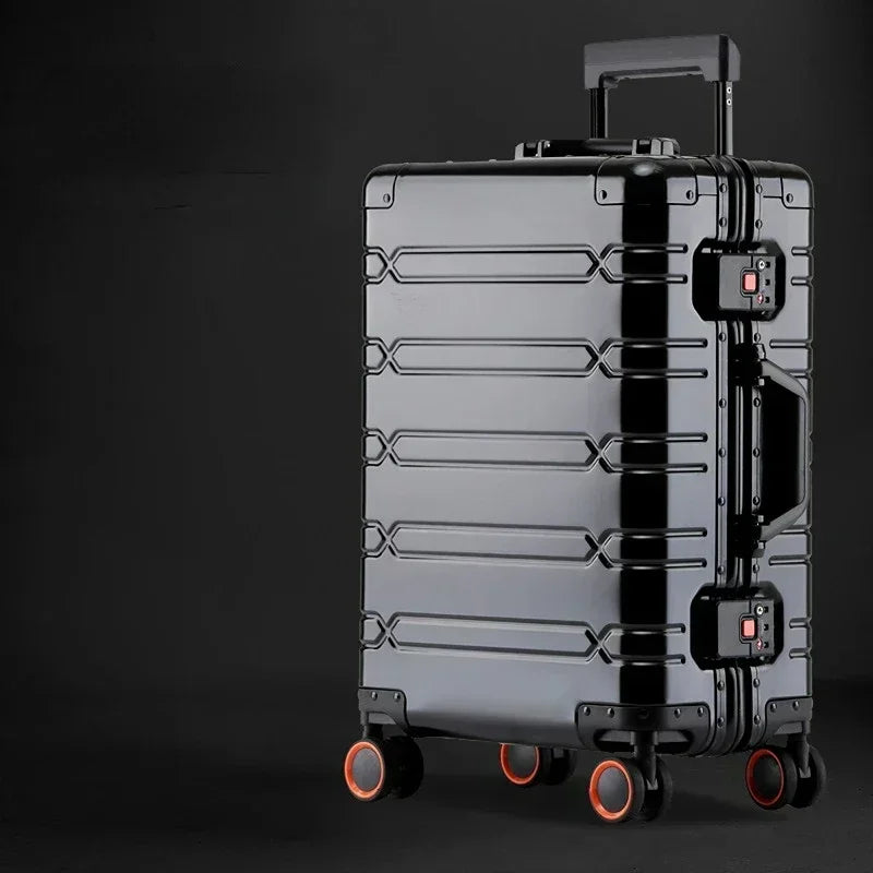 Premium Aluminium-Magnesium-Reisekoffer Oslo: Robustes und stilvolles Design für jede Reise.