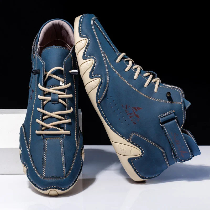 Modische Herren High-Top Sneaker: Warme Freizeitschuhe für Männer, perfekt für stilvolle Winterlooks.