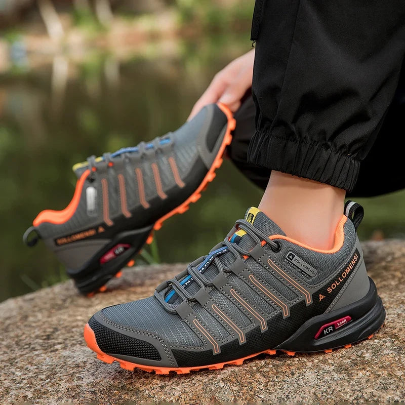 Wasserdichte Outdoor-Schuhe für Herren, perfekt für lange Wanderungen, Camping & Jagd.
