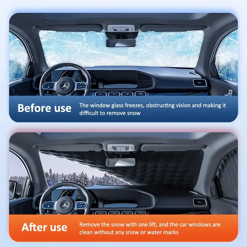 Langlebige magnetische Windschutzscheibenabdeckung, zuverlässiger UV- & Wetterschutz für Ihr Auto.