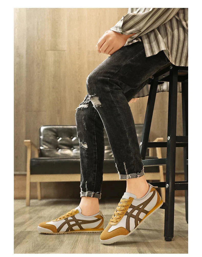 Trendige Damen-Sommer-Sneaker mit geometrischem Design; bequemer & atmungsaktiver Freizeitschuh.