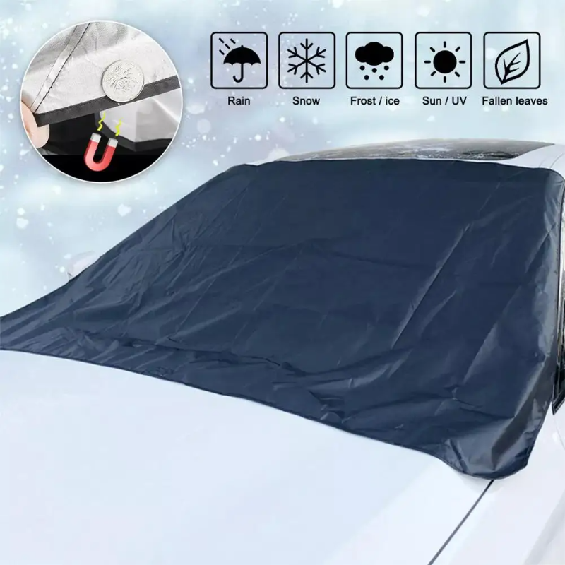 Magnetische Windschutzscheibenabdeckung für den Sommer, idealer Hitzeschutz & UV-Schutz fürs Auto.