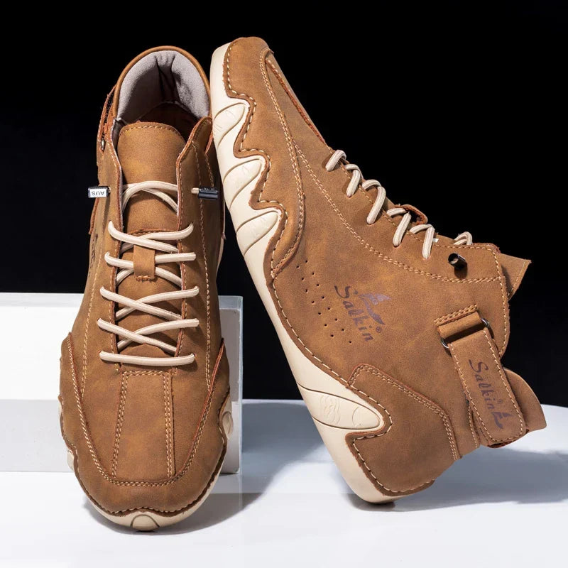 Modische Herren Alltagsschuhe: Warme High-Top Sneaker, perfekt für jeden Anlass im Winter.