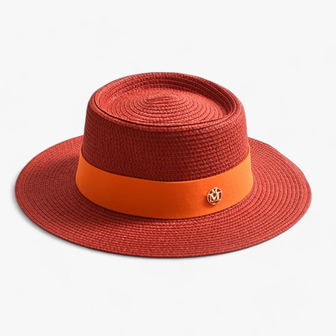 Stilvoller Clara Damenhut, breitkrempig, perfekter UV-Schutz für Reisen, Strand und Sommertage.