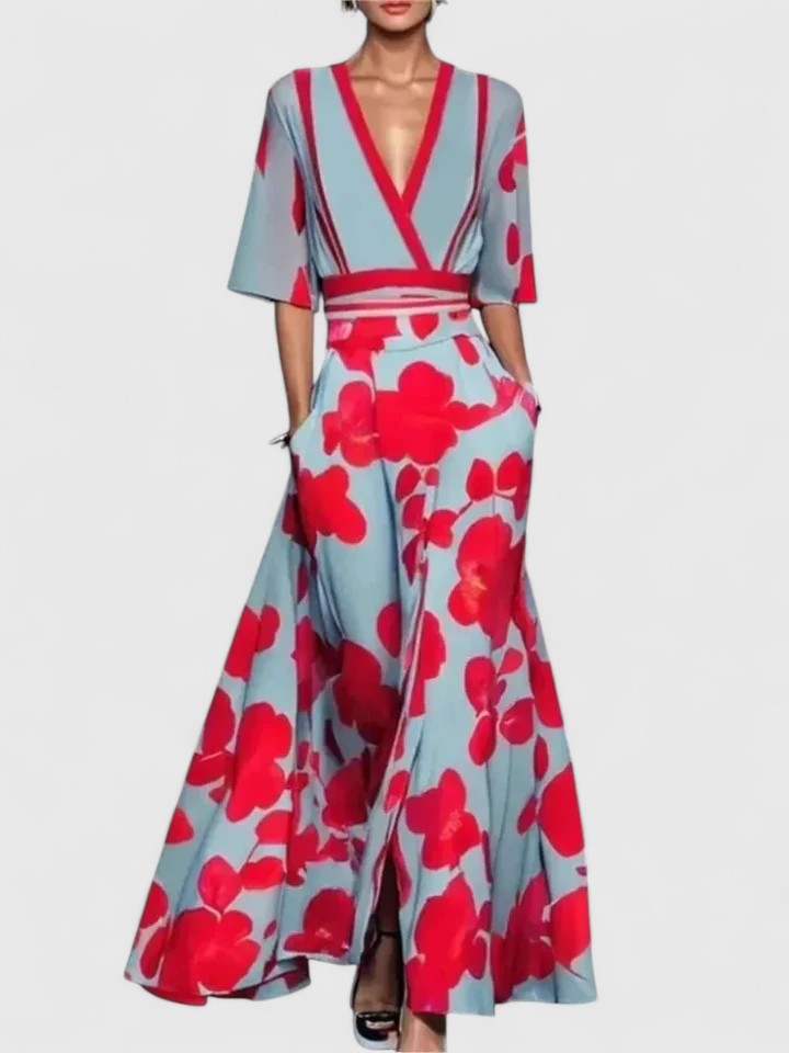 Stilvolles Hochzeitsgast Maxikleid für Damen, elegant & festlich. Perfekt für besondere Anlässe.