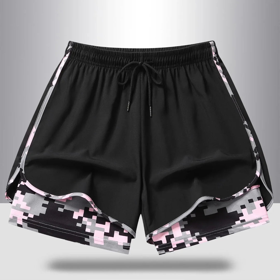 Komfortable Damenbekleidung: Kurze Shorts. Blickdicht und bequem, perfekt für Training oder lässige Sommer-Looks.