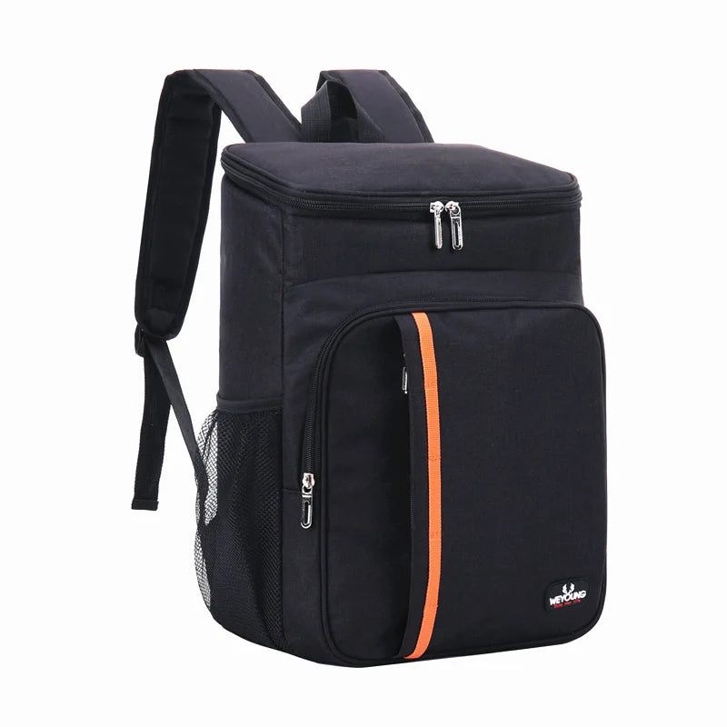 Robuste 18L Kühltasche für Damen und Herren, auslaufsicher, perfekt für Camping, Schule, frische Mahlzeiten.