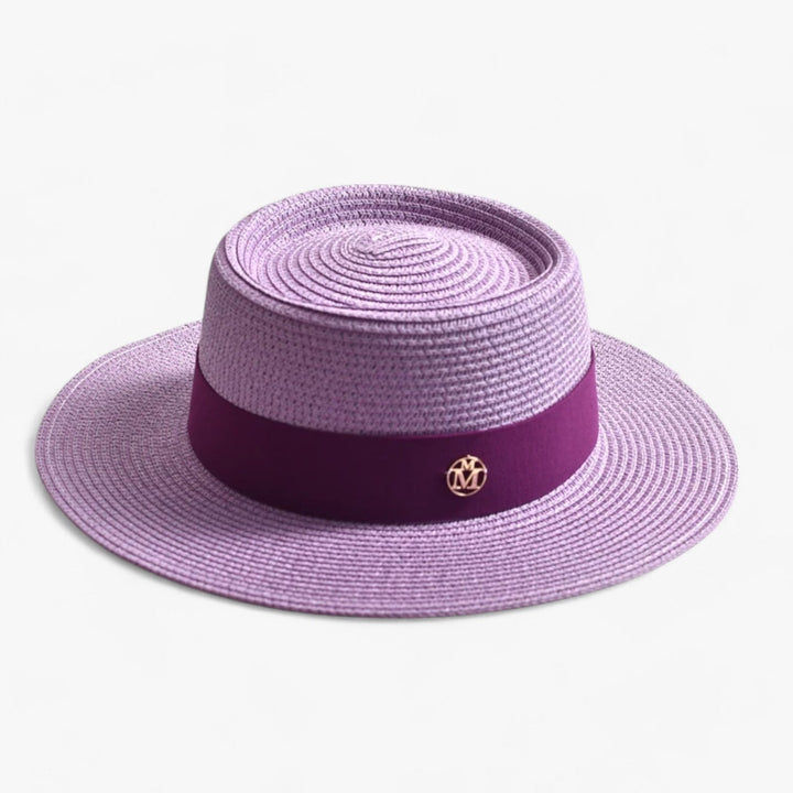 Stilvoller Clara Damen Sommerhut, breitkrempig, bietet leichten UV-Schutz für alle Anlässe.