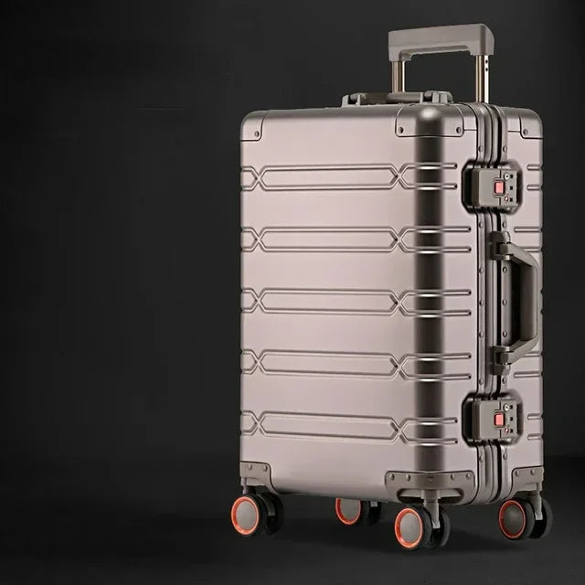 Business-Reisekoffer Oslo aus Aluminium-Magnesium: Zuverlässiges und elegantes Gepäck mit Sicherheit.