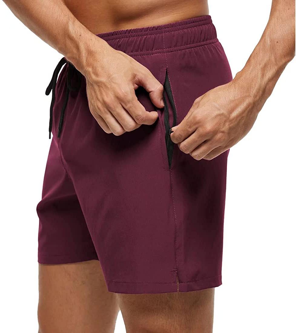 Atmungsaktive, schnelltrocknende Herren Badehose für Wassersport & Freizeit, mit Kordelzug & Reißverschlusstasche.
