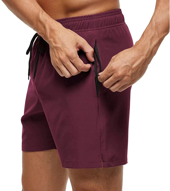 Atmungsaktive, schnelltrocknende Herren Badehose für Wassersport & Freizeit, mit Kordelzug & Reißverschlusstasche.
