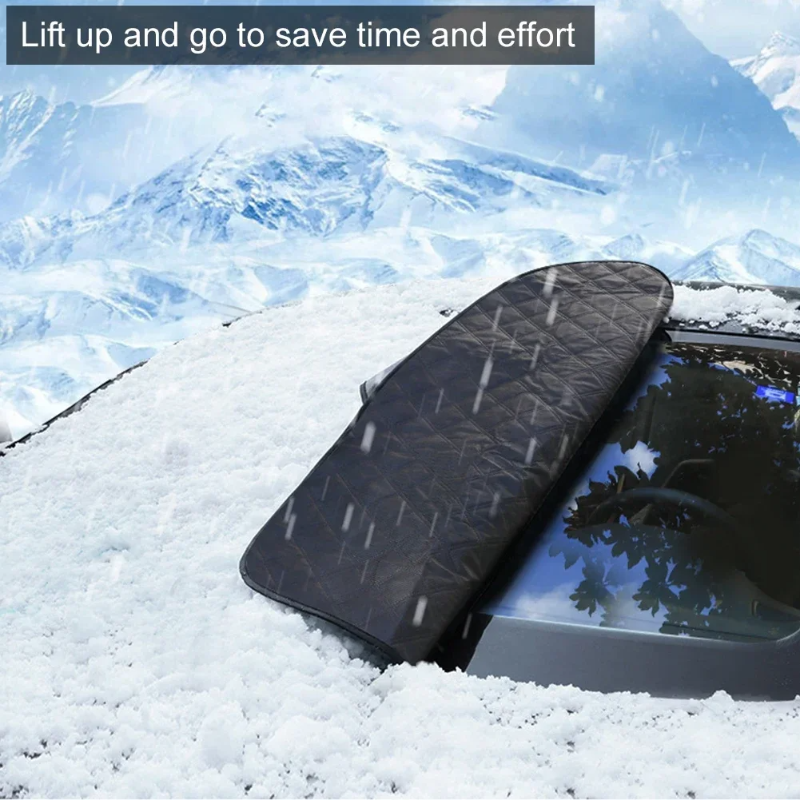 Magnetische Windschutzscheibenabdeckung: Frost-, Schnee-, Sonnen- & UV-Schutz fürs Auto.