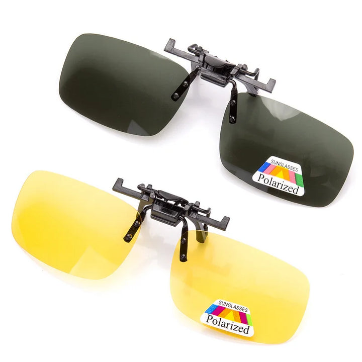 Ideal für Autofahrer: Polarisierte Clip-On Sonnenbrille für besseren Überblick, Blendschutz & sicheres Fahren.