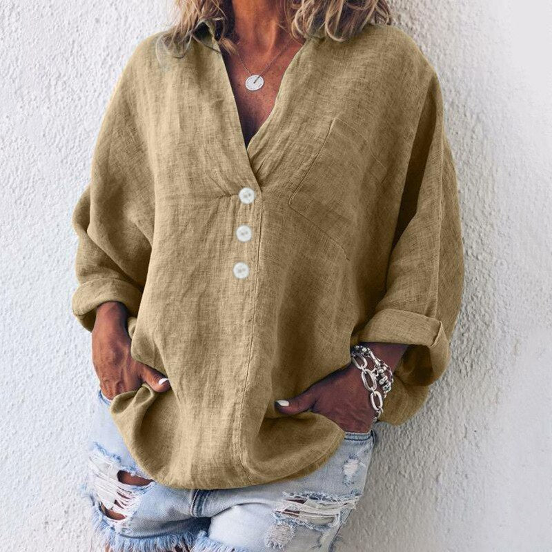 Elegante Damenbluse mit Langarm, ideal für Business & Freizeit. Zeitloser Stil für vielseitige Outfits.