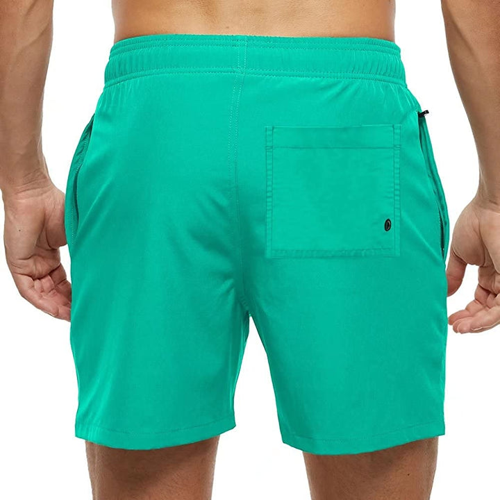 Vielseitige Herren Badehose / Freizeithose für Strand, Pool; Regular Fit, schnelltrocknend, mit Reißverschlusstasche.