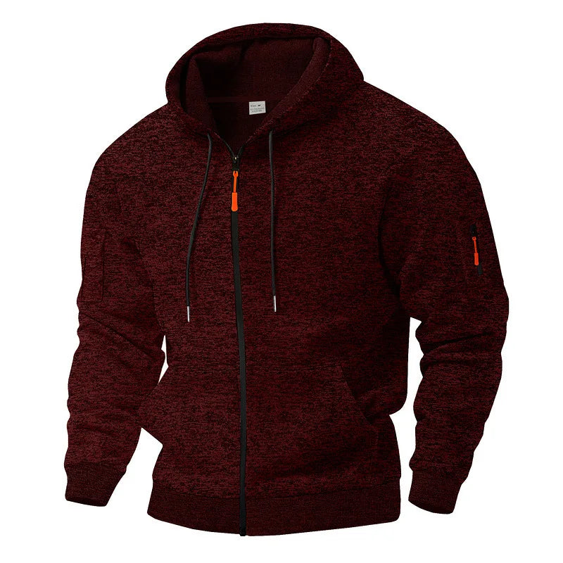 Stilvolle Kajetan Herren Jacke mit Reißverschluss, sportlich & modern. Perfekt als Übergangsjacke.
