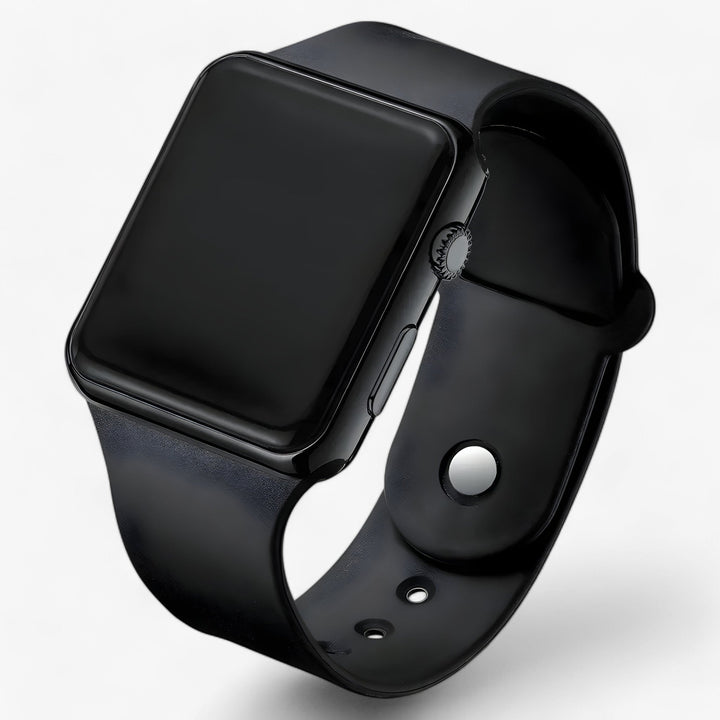 Klassische Unisex Armbanduhr, Quarz, mit römischen Ziffern und schwarzem Lederriemen. Eleganz für Damen & Herren.
