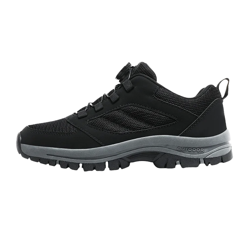 Leistungsstarke Herren Trekkingschuhe mit Drehverschluss. Rutschfest, robust und bequem für jedes Abenteuer.