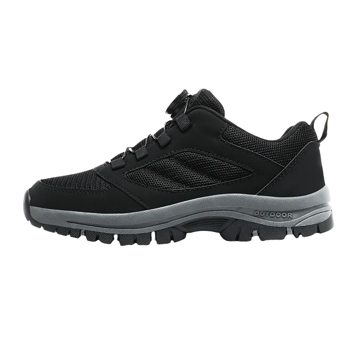 Leistungsstarke Herren Trekkingschuhe mit Drehverschluss. Rutschfest, robust und bequem für jedes Abenteuer.
