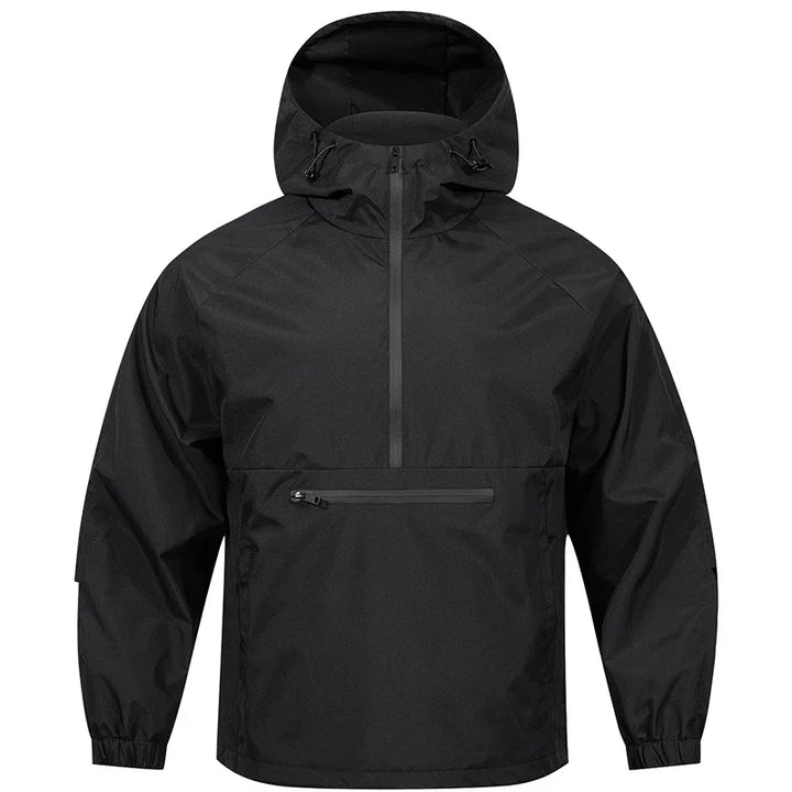 Herren wasserdichte Kapuzenjacke für Outdoor-Aktivitäten und Alltag; winddicht und bequem.