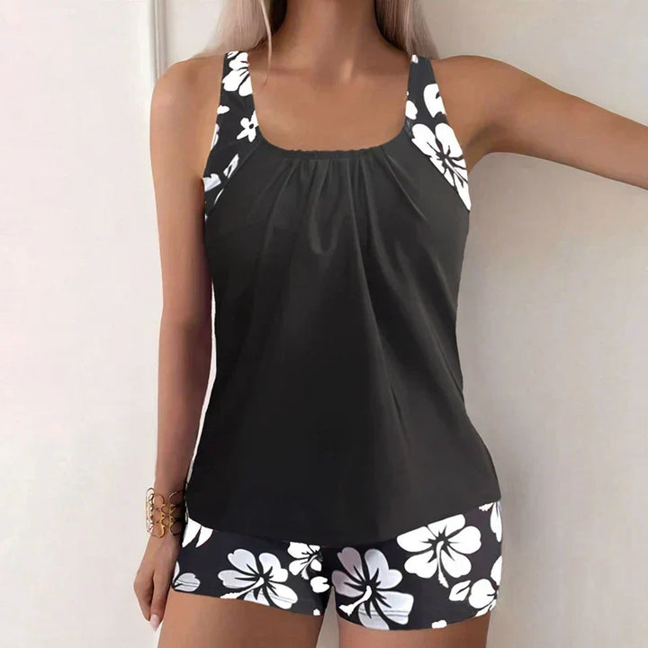 Damen Rina Bademode Zweiteiler für Strand & Pool, mit Blumenmuster – Ihr Sommer-Look.