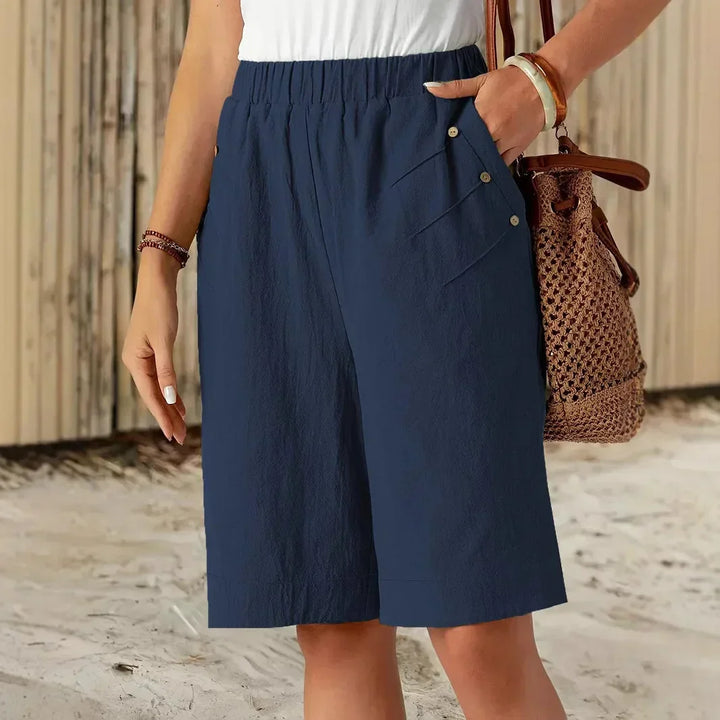 Damen Leichte Sommer Shorts für Komfort und Stil, ideal für Freizeit und Alltag, weite Passform.