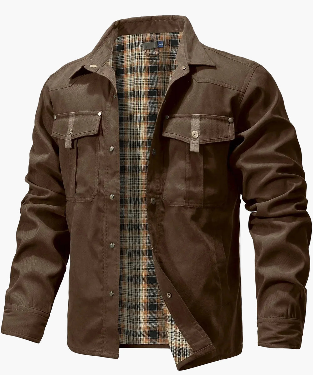Vielseitige funktionale Herrenjacke, perfekt für Outdoor-Abenteuer & urbanen Stil. Robuste Herbst-Winterjacke.