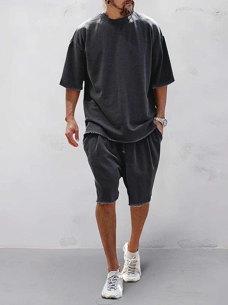 Komfortables Herren Oversize Sportset, ideal für Training & Entspannung, modernes Design.