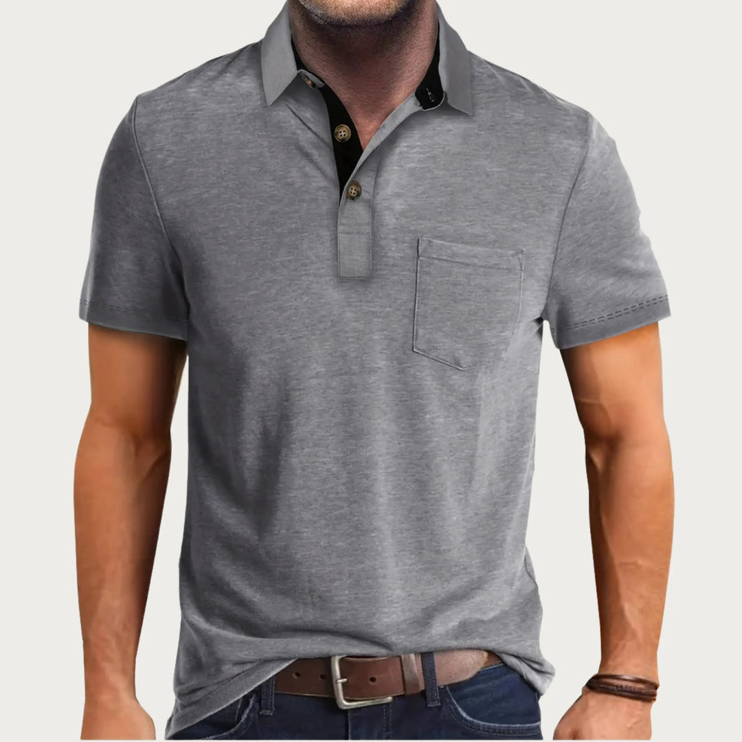 Sportlich-elegantes Herren Poloshirt Slim Fit. Bequemes Kurzarm Oberteil für modernen Freizeitlook und Alltag.