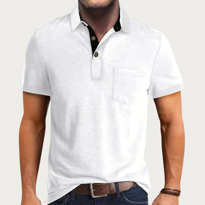 Herren Slim Fit Poloshirt in klassischem Stil, ideal für Freizeit & Alltag. Kurzarm Oberteil, elegant & modern.