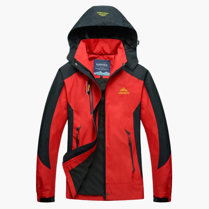 Robuste Damen Campingjacke, winddicht & wasserdicht. Dein idealer Begleiter für jedes Outdoor-Abenteuer.