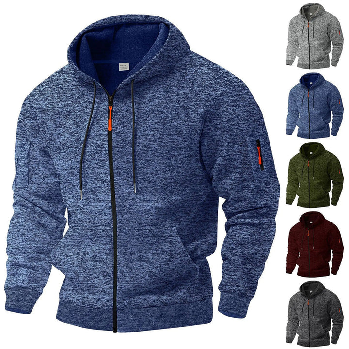 Vielseitige Kajetan Herren Reißverschlussjacke, stilvoll und funktional für Sport & Alltagskleidung.