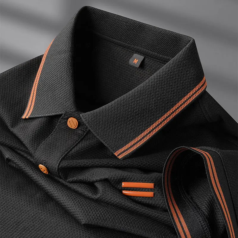 Bequemes Herren Kurzarm Poloshirt, ideal für Sommer & sportliche Freizeitkleidung. Lässiges Oberteil.