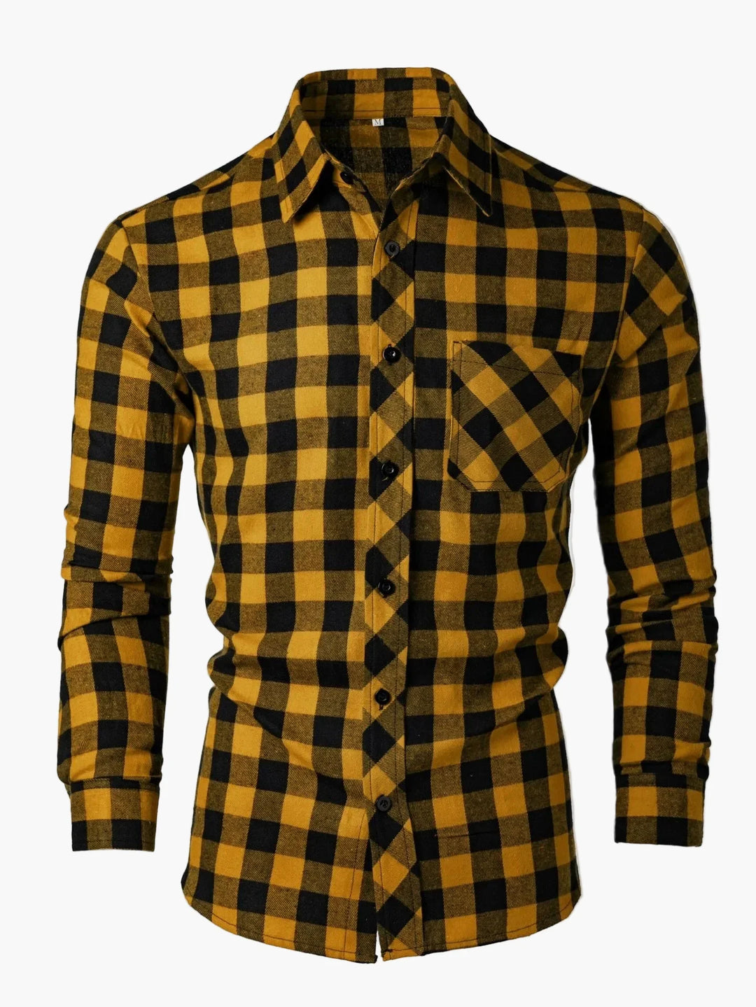 Lässiges kariertes Herrenhemd aus Flanell, Slim Fit. Ideal als Freizeithemd & Outdoor-Oberteil für Männer.