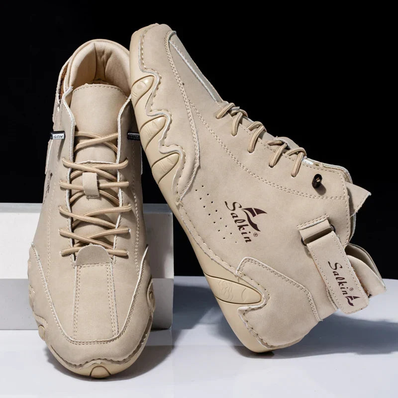 Bequeme Herren High-Top Winterschuhe: Modische Sneaker für den täglichen Gebrauch, warm und stilvoll.