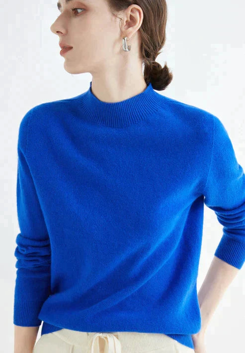 Komfortabler Damen Feinstrickpullover mit Rundhals und geradem Schnitt. Ideal für jede Gelegenheit.